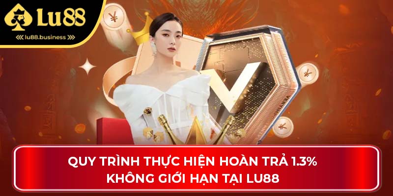 Quy trình thực hiện hoàn trả 1.3% không giới hạn tại Lu88 Quy trình thực hiện hoàn trả 1.3% không giới hạn tại Lu88